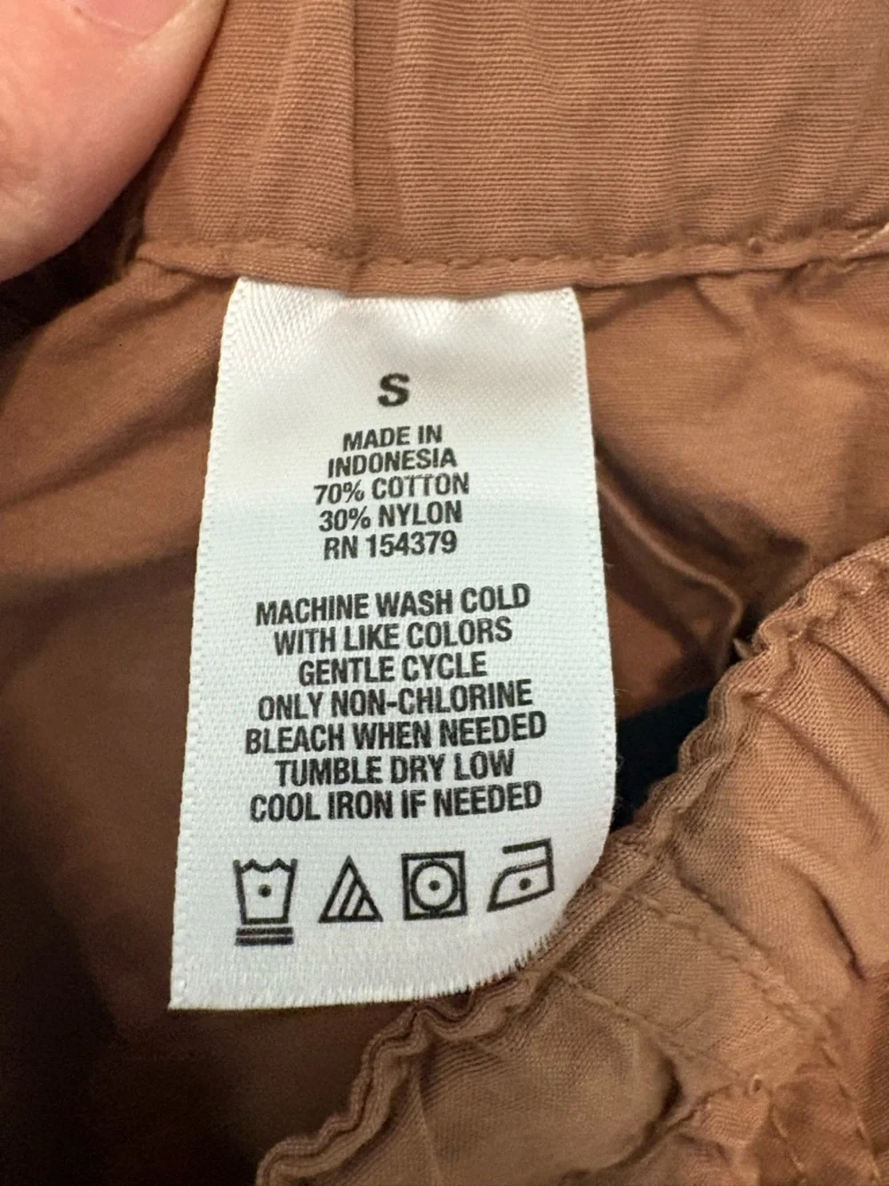 Aeropostale womens Cargo Drawstring Pants - Brown - Picture 6 of 7